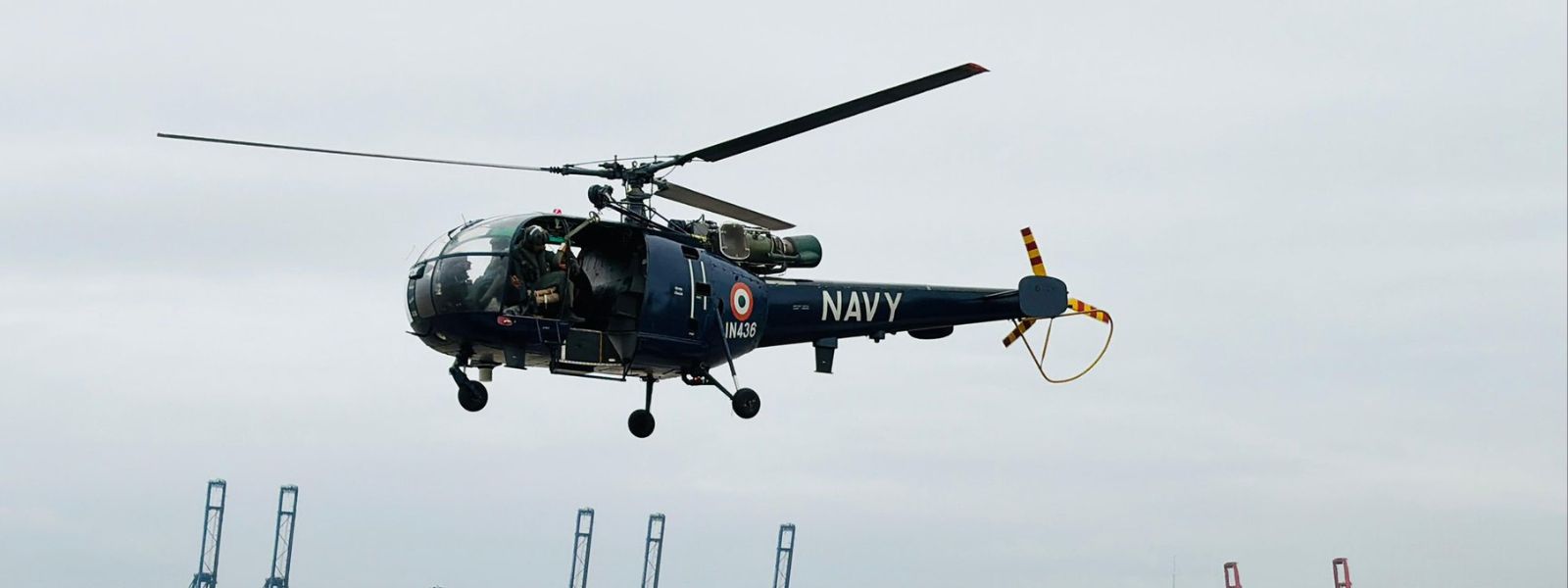 2 Indian Chetak Helicopters Deployed